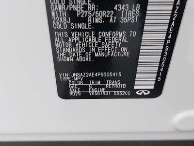 2023 INFINITI QX80 Premium Select