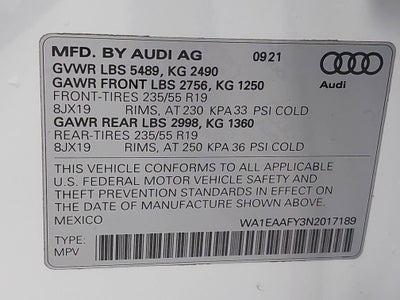 2022 Audi Q5 45 S line Premium