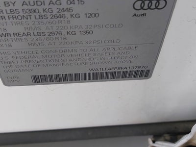 2015 Audi Q5 2.0T Premium Plus