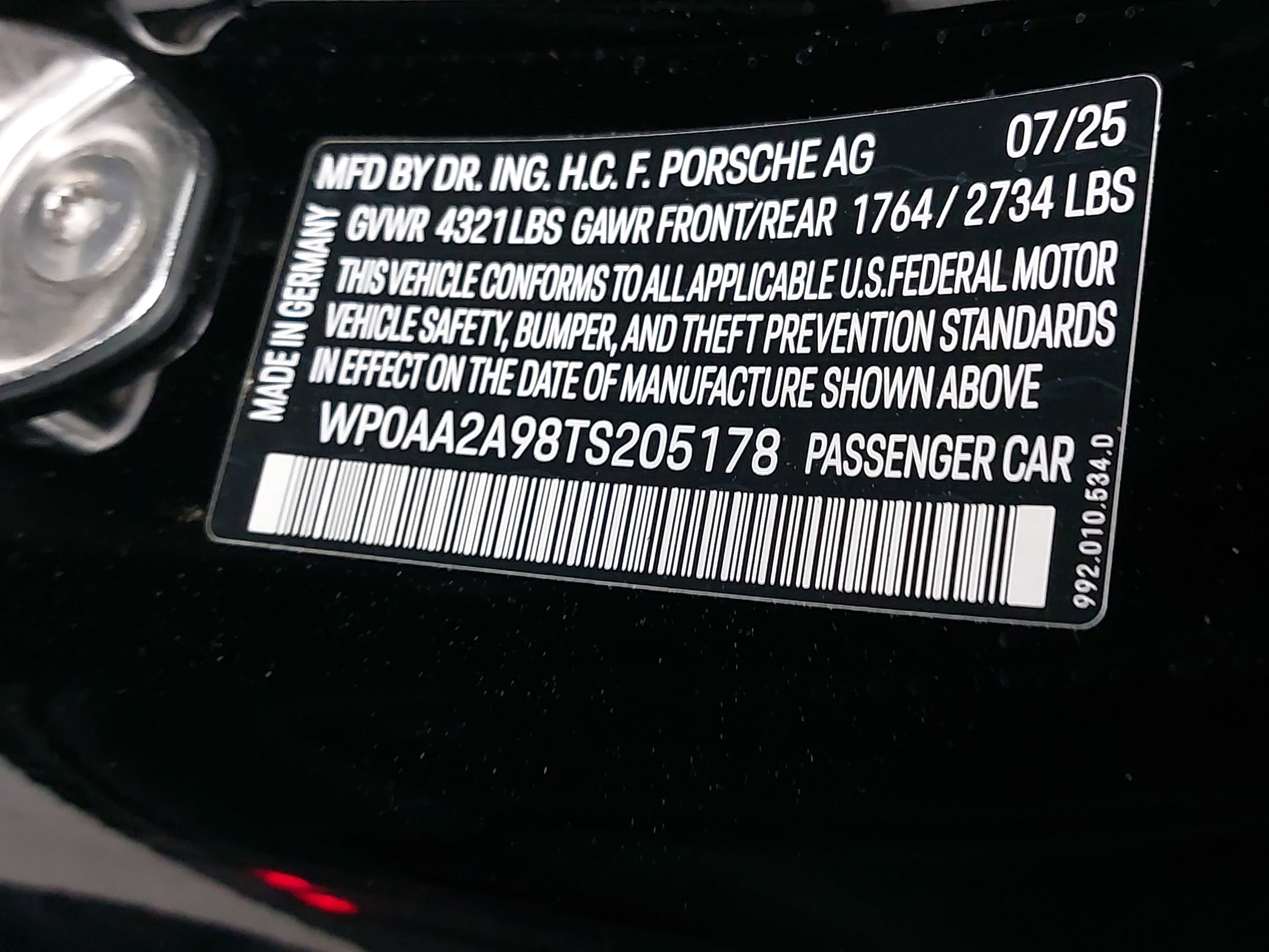 2026 Porsche 911 Carrera