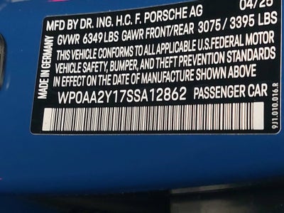 2025 Porsche Taycan 4