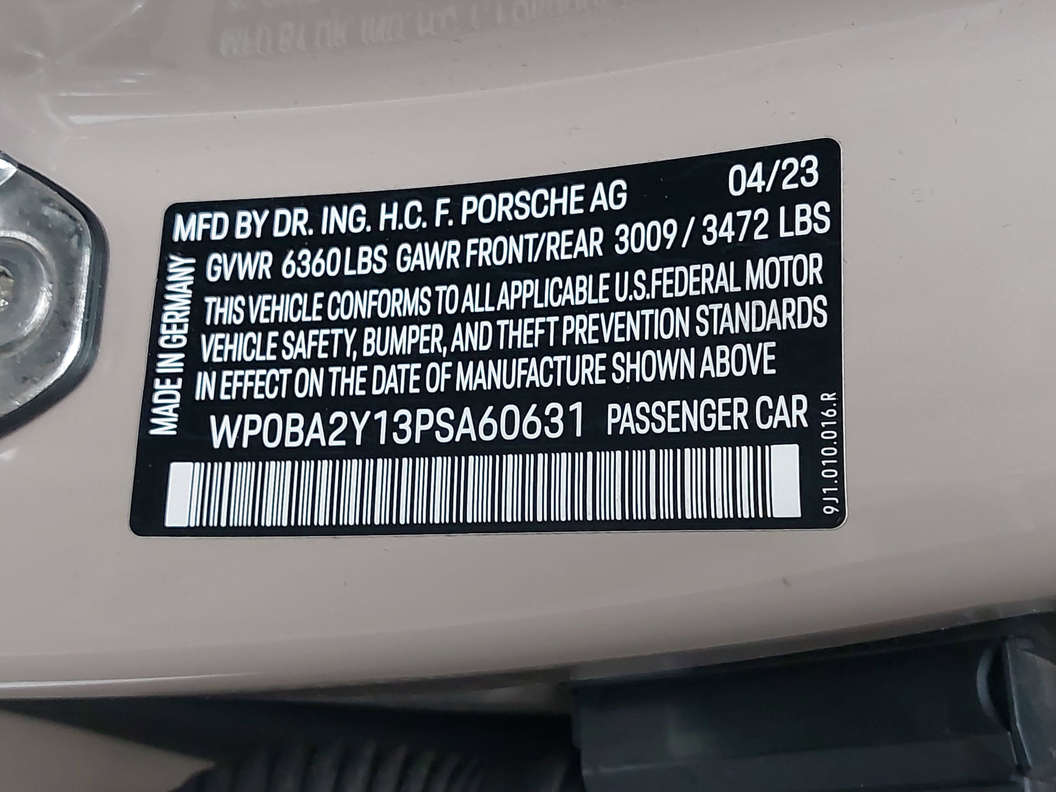 2023 Porsche Taycan Cross Turismo 4