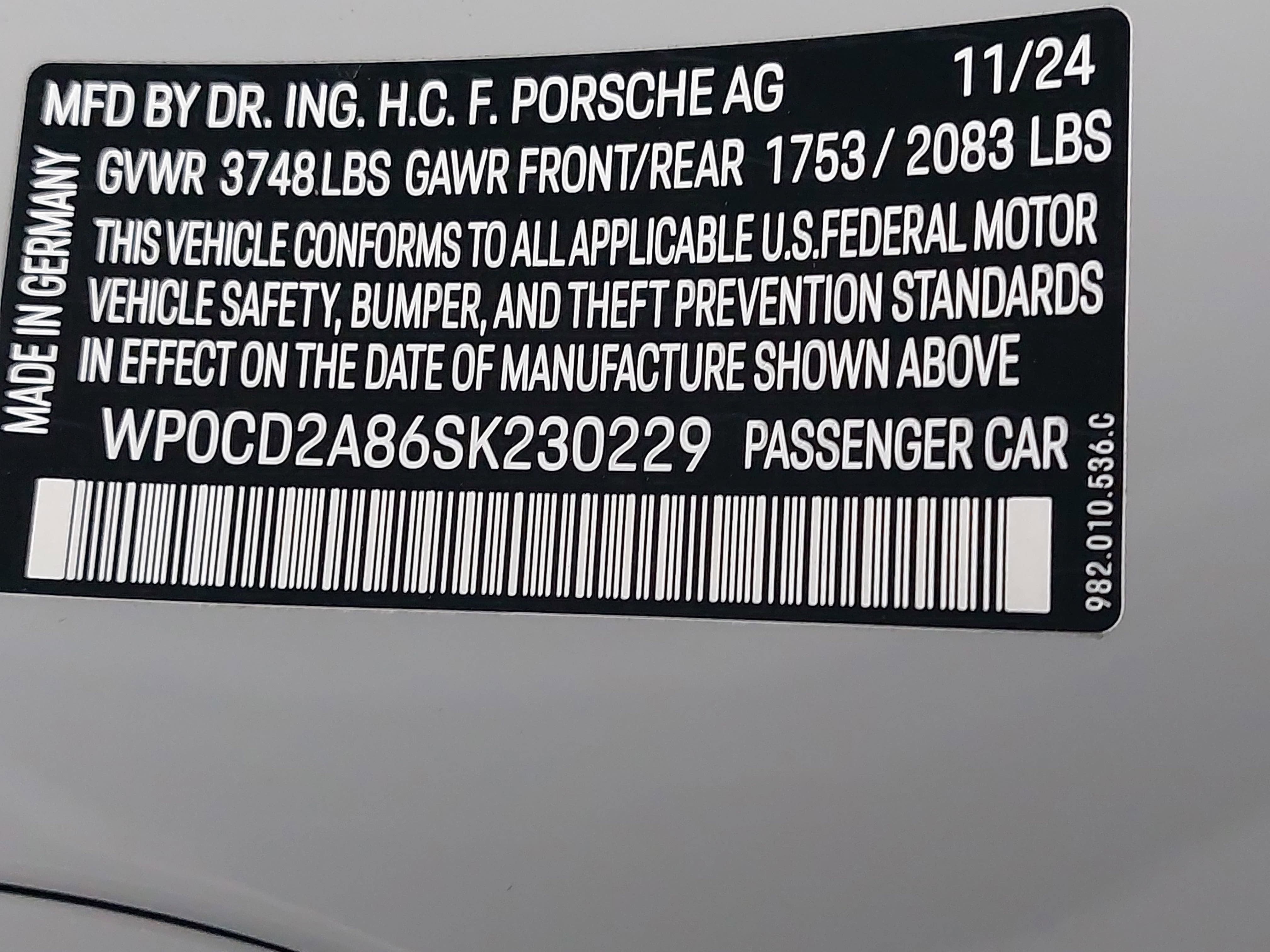 2025 Porsche 718 Boxster GTS 4.0