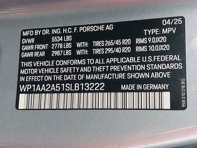 2025 Porsche Macan Base