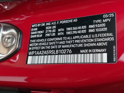 2025 Porsche Macan Base