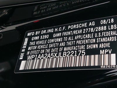 2018 Porsche Macan Sport Edition