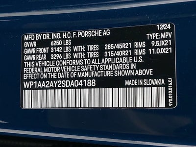 2025 Porsche Cayenne AWD