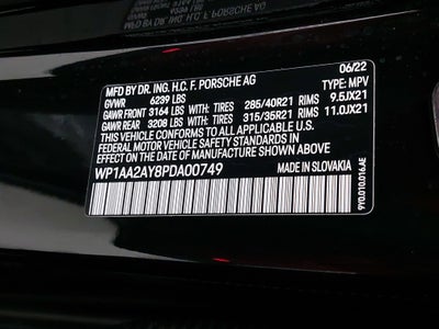 2023 Porsche Cayenne Platinum Edition