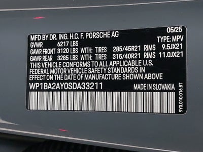 2025 Porsche Cayenne Coupe Coupe AWD