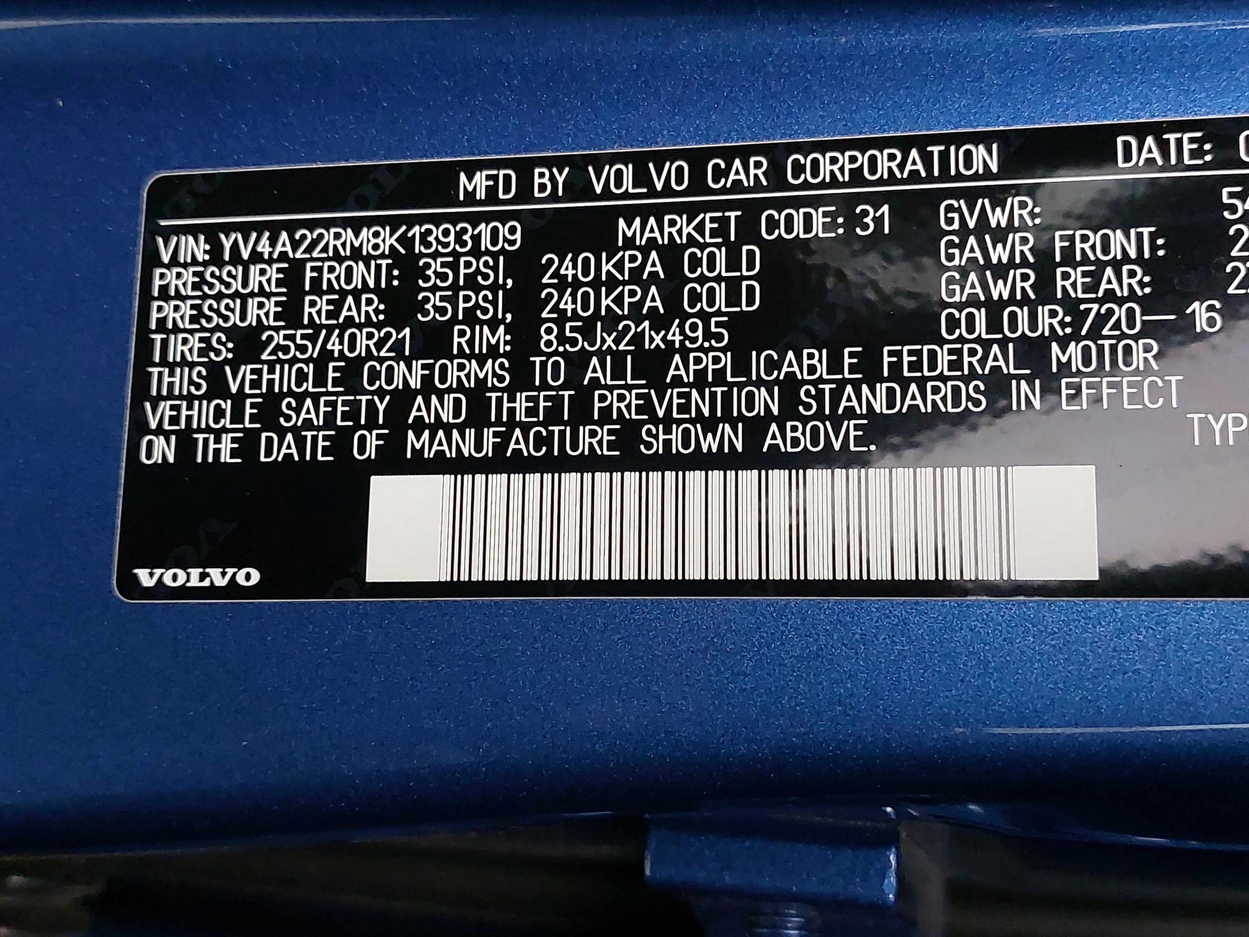 2019 Volvo XC60 T6 R-Design