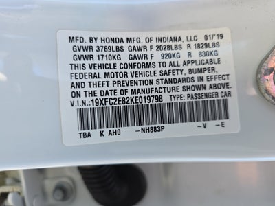 2019 Honda Civic Sport Manual