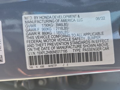 2022 Honda Civic Sport CVT