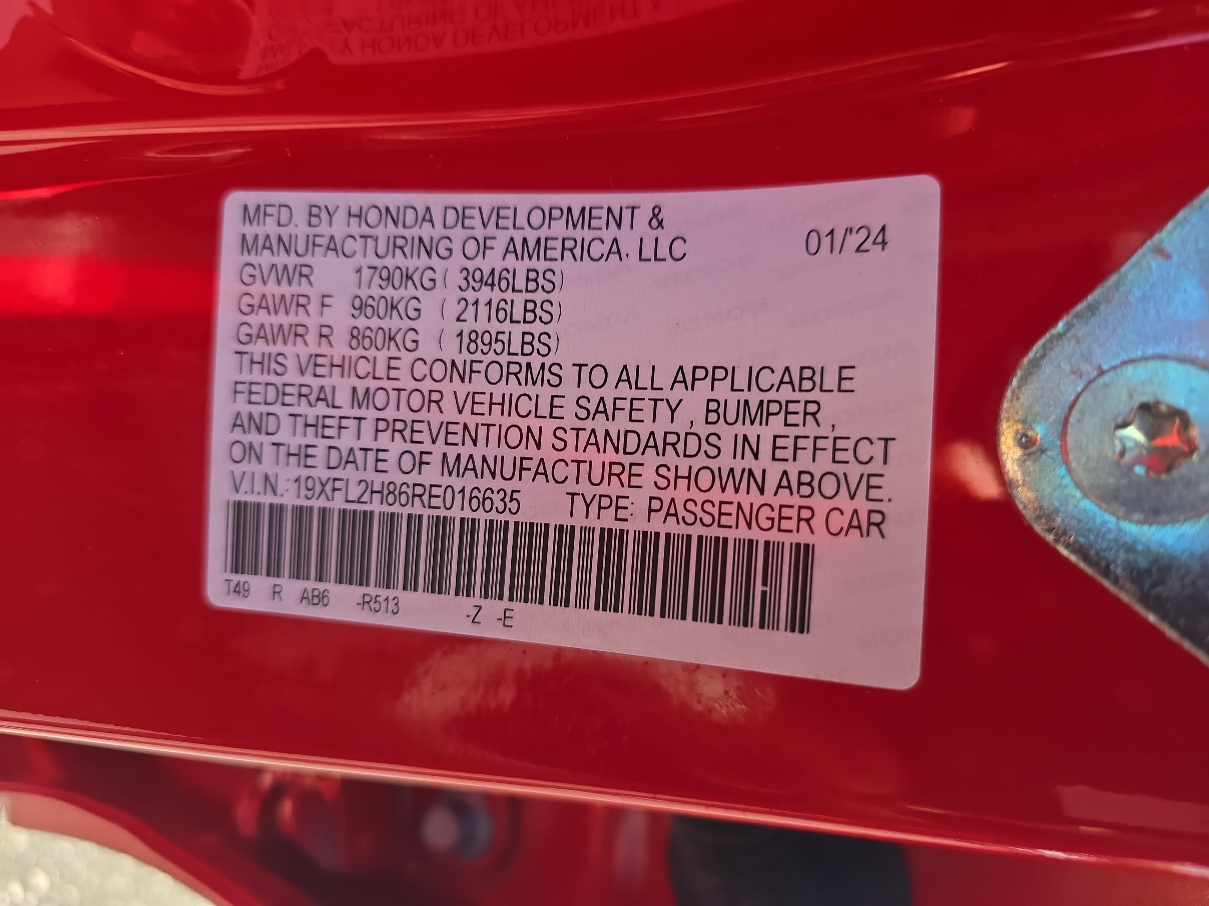 2024 Honda Civic Sport CVT