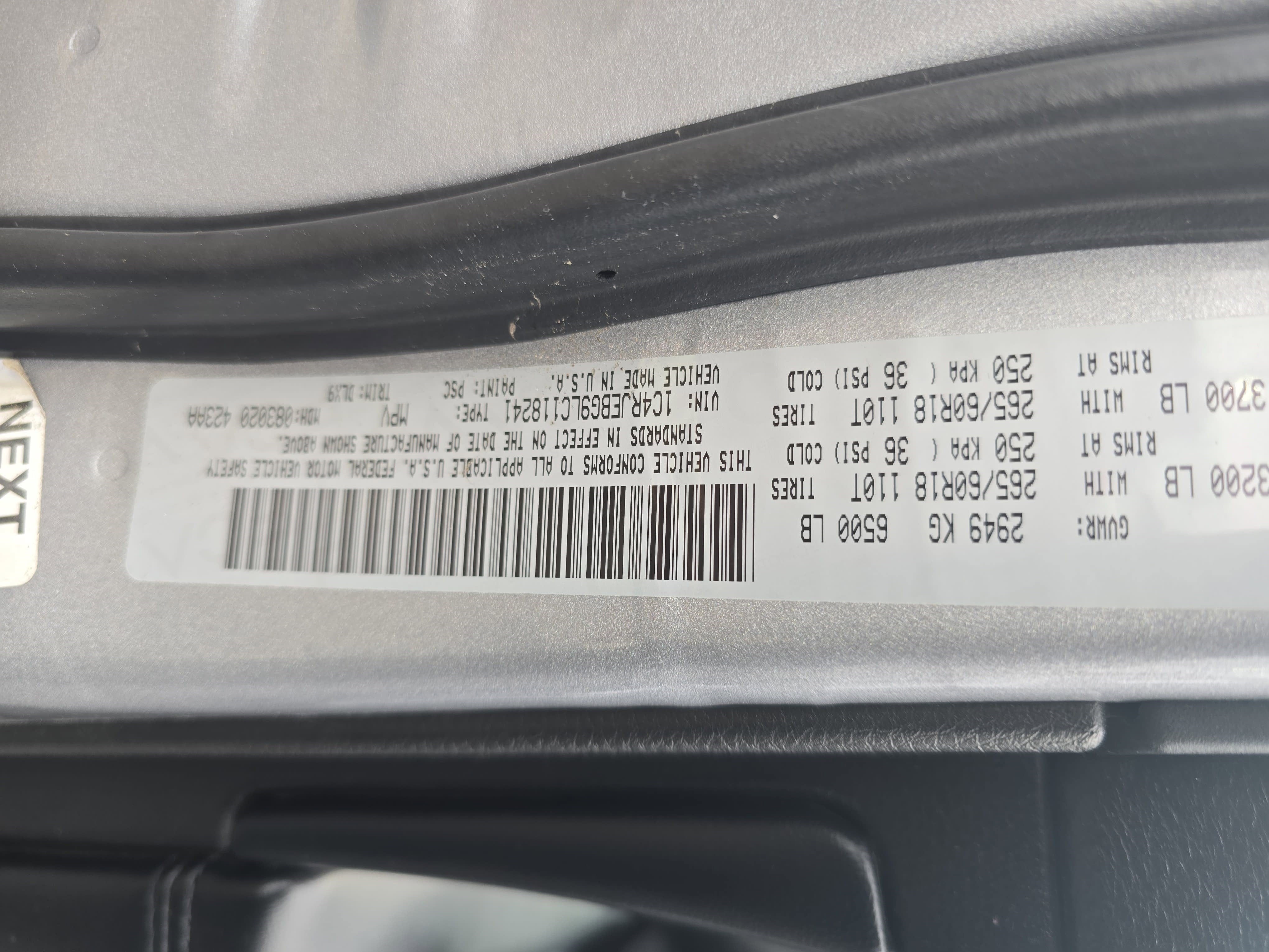 2020 Jeep Grand Cherokee Limited 4x2