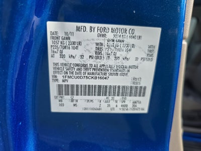 2012 Ford Escape FWD 4dr XLT