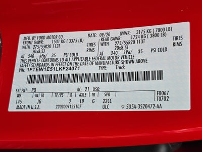 2020 Ford F-150 Base