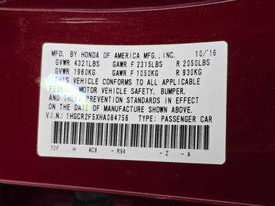 2017 Honda Accord Sport CVT