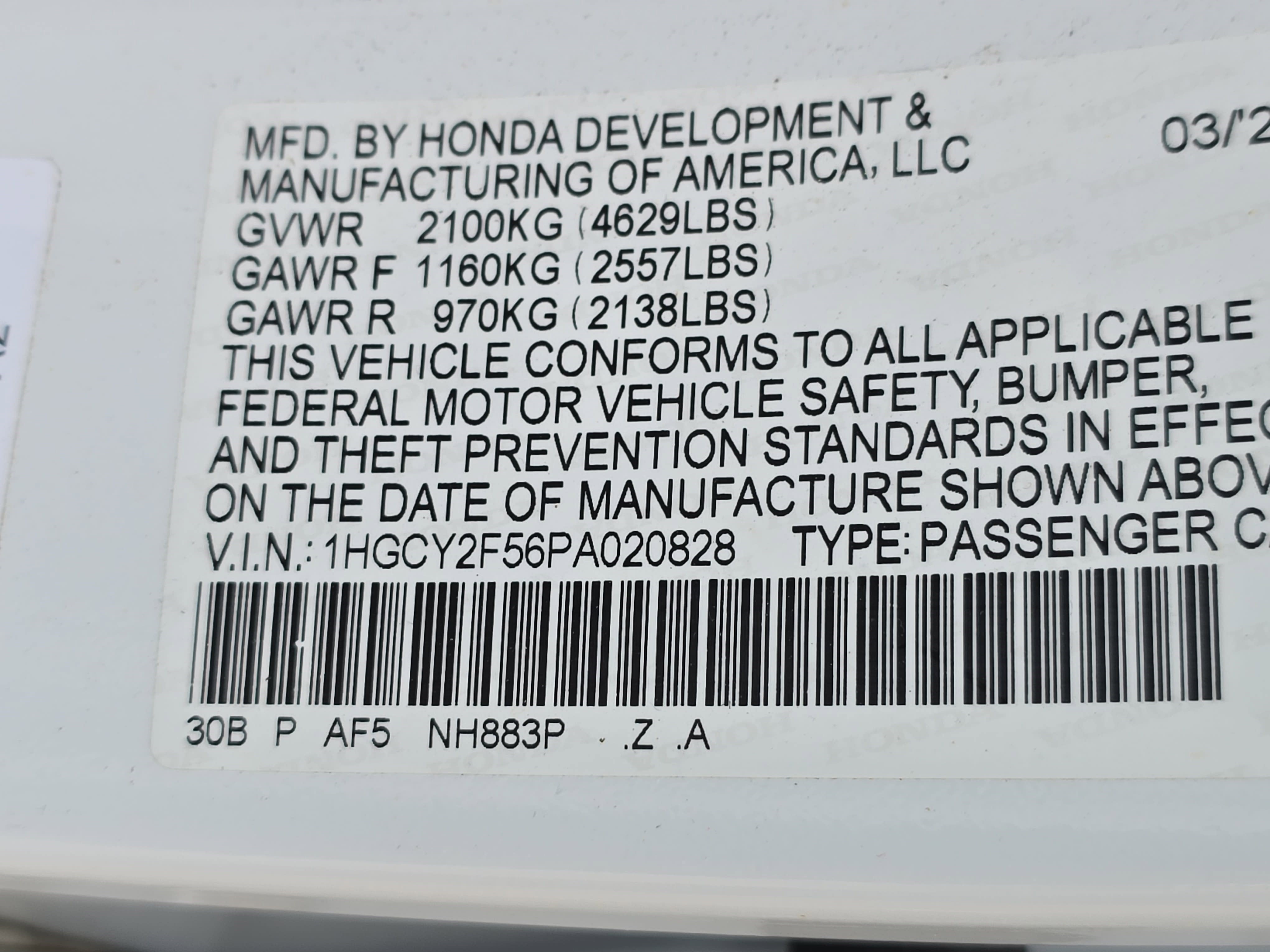 2023 Honda Accord Hybrid Base