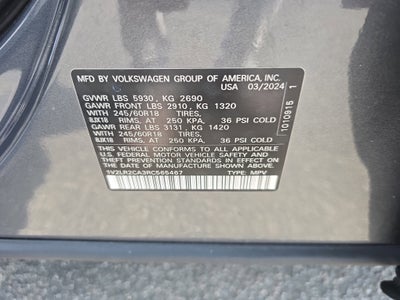 2024 Volkswagen Atlas 2.0T SE 4MOTION