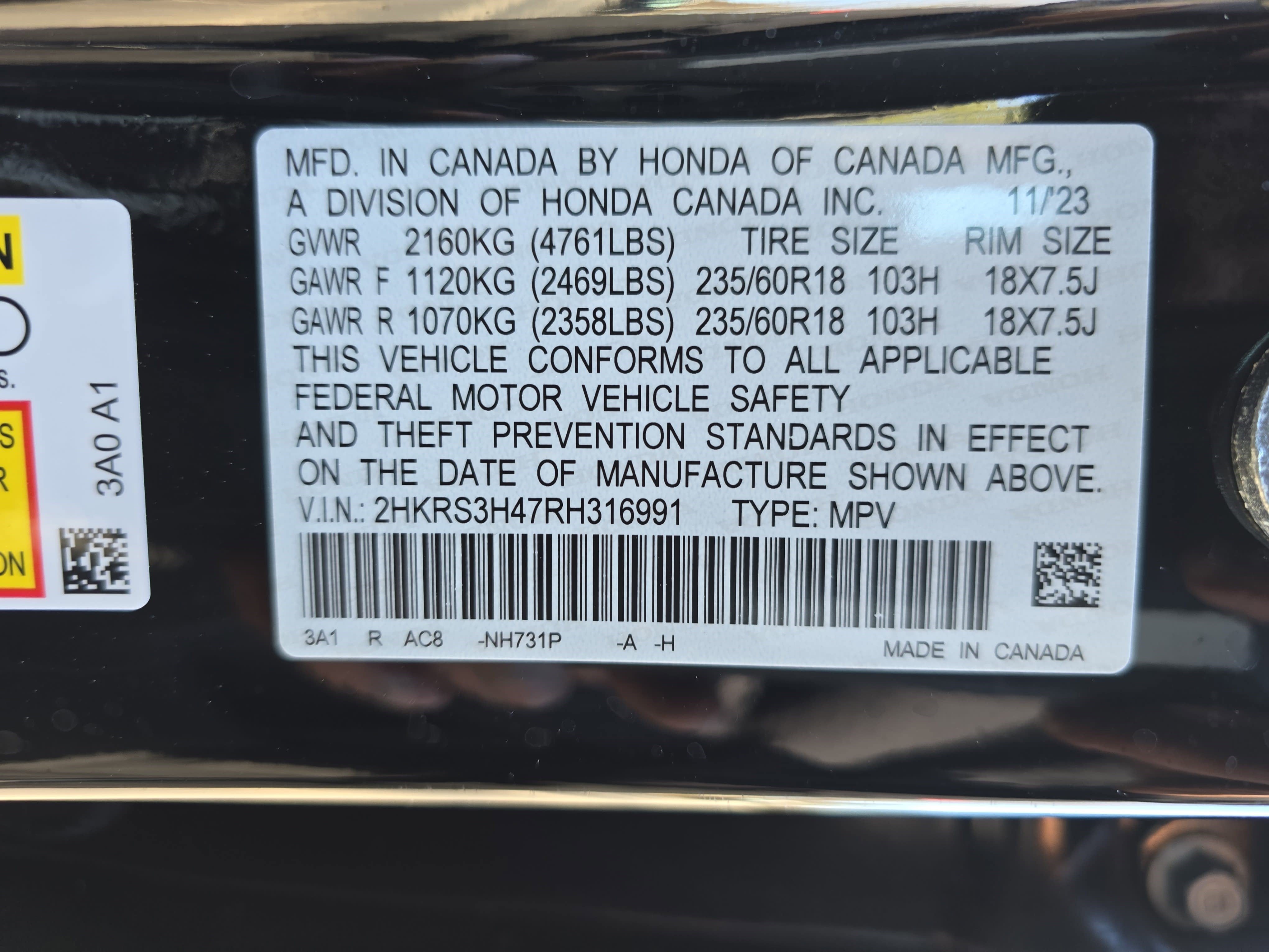 2024 Honda CR-V EX 2WD