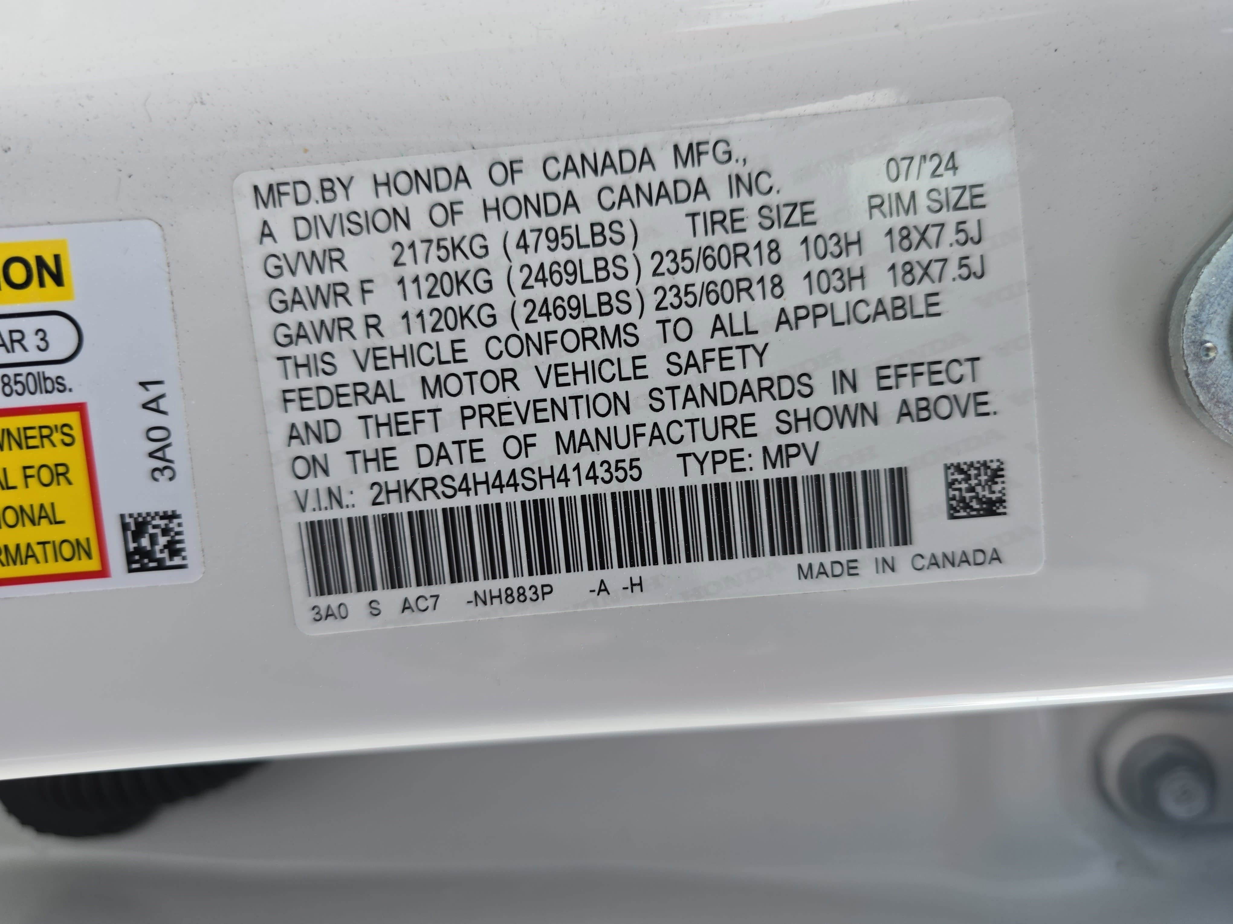 2025 Honda CR-V EX AWD