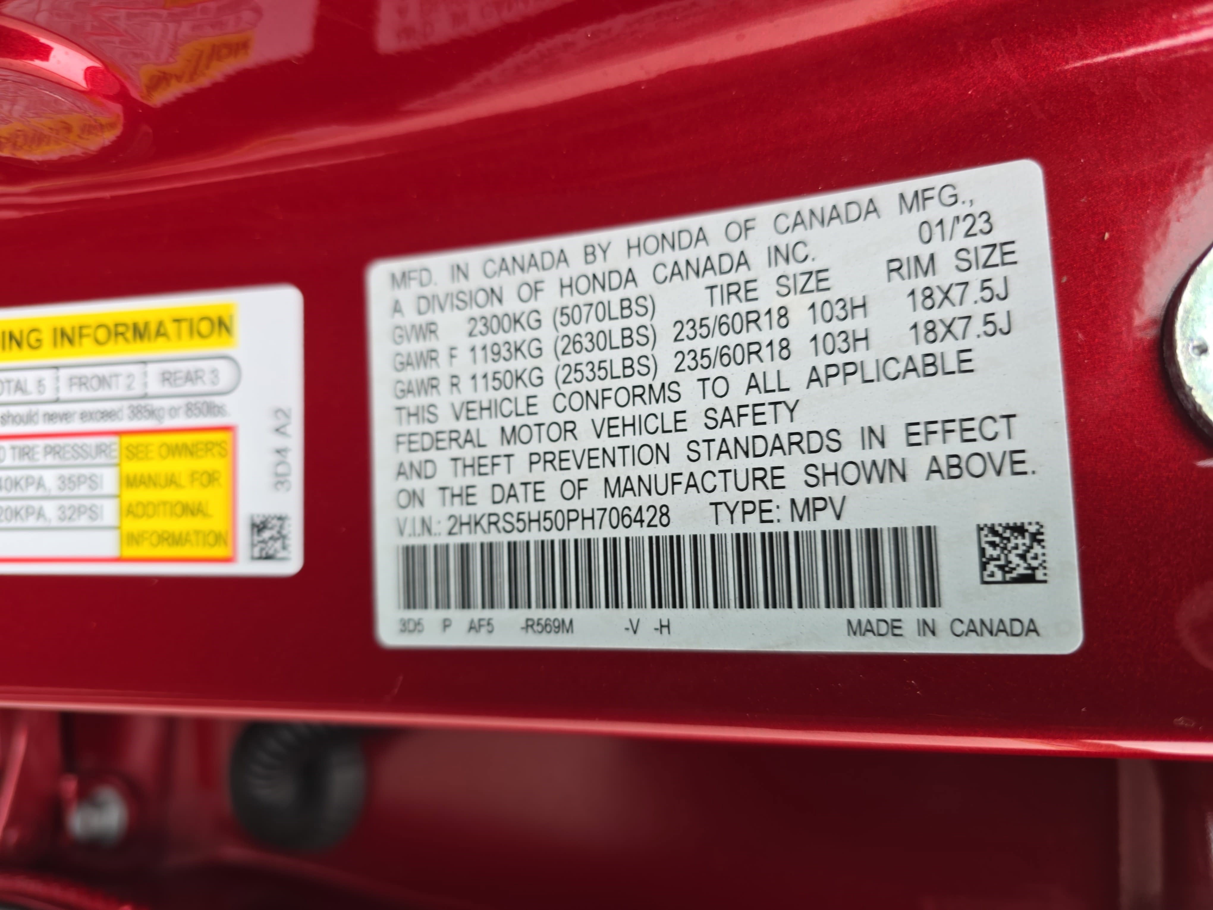 2023 Honda CR-V Hybrid Base