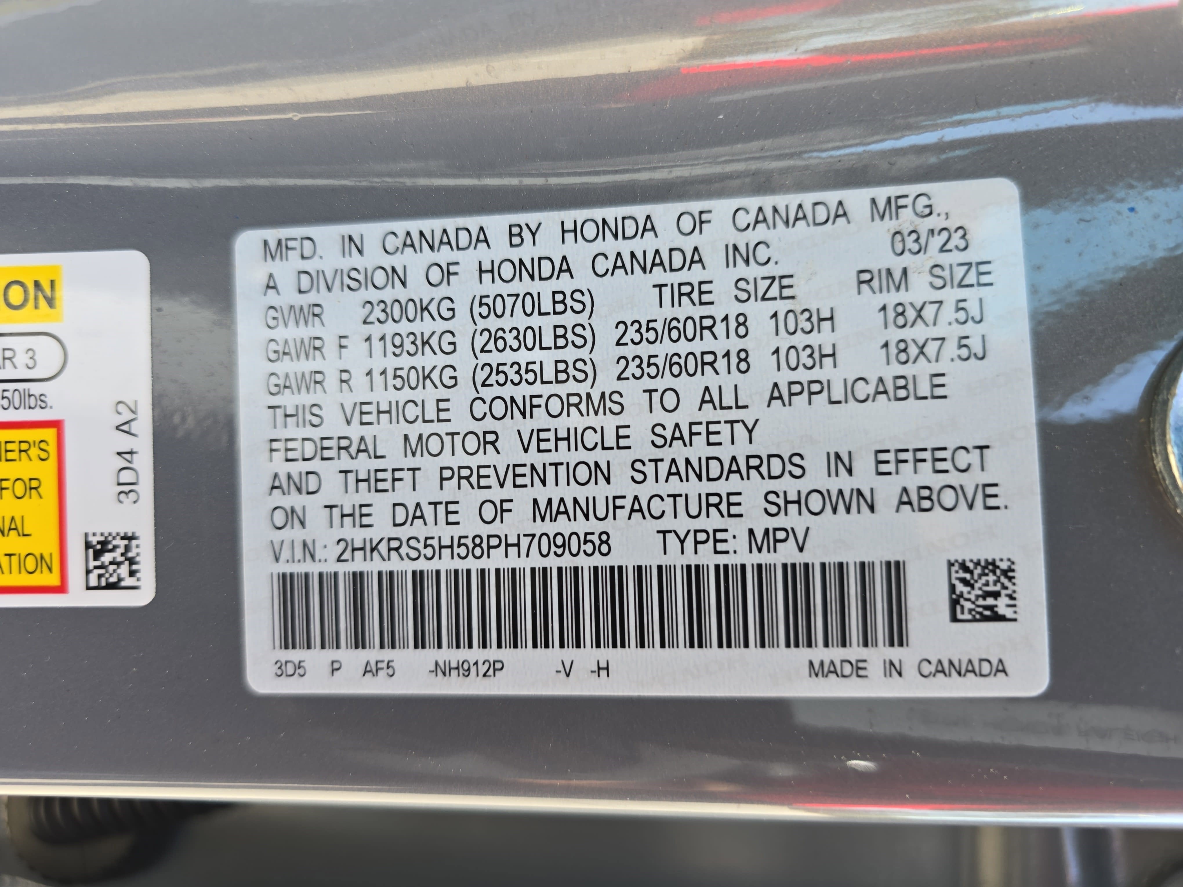 2023 Honda CR-V Hybrid Base