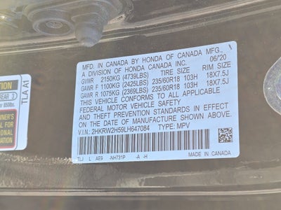 2020 Honda CR-V EX AWD