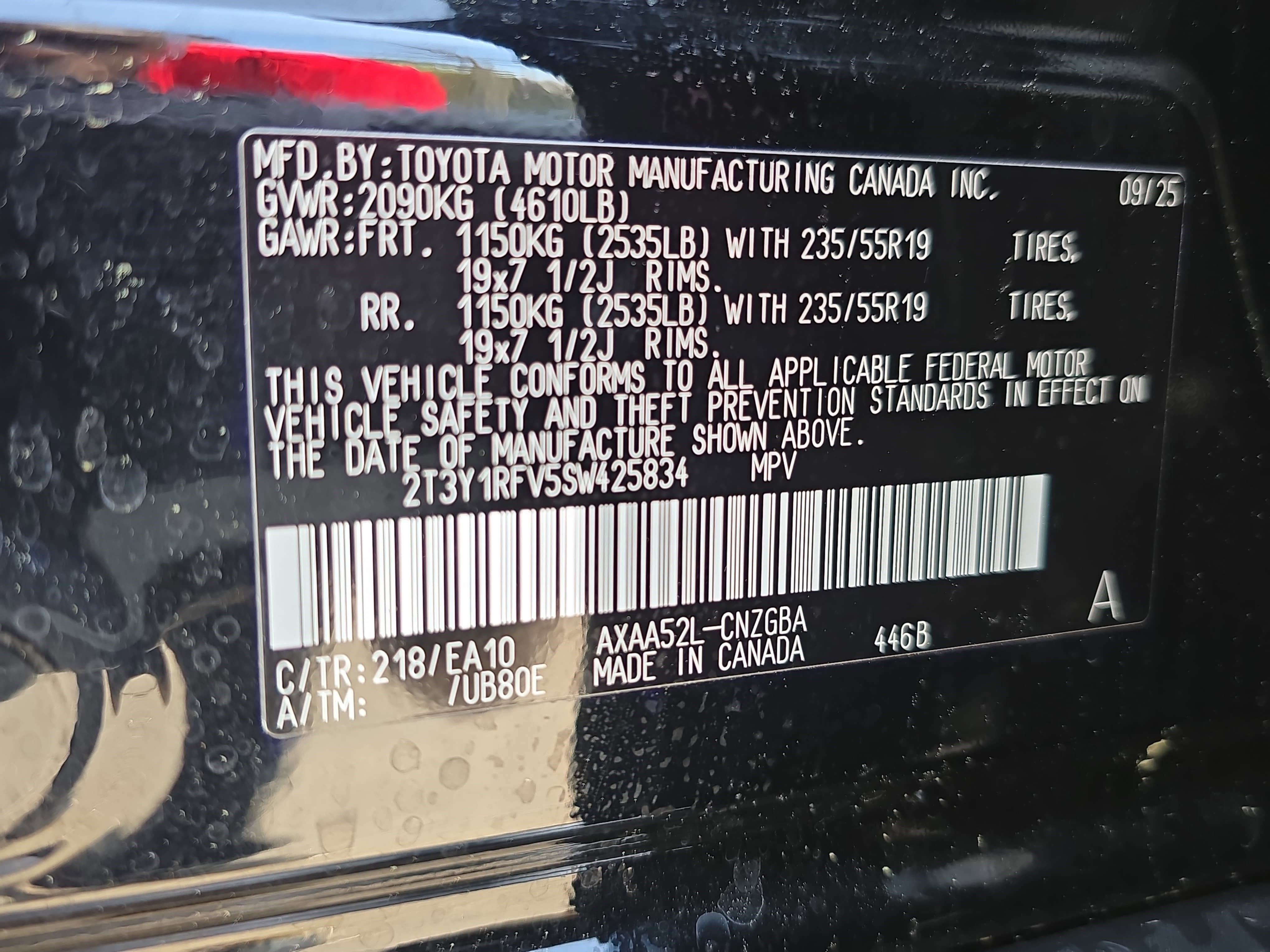 2025 Toyota RAV4 Limited FWD