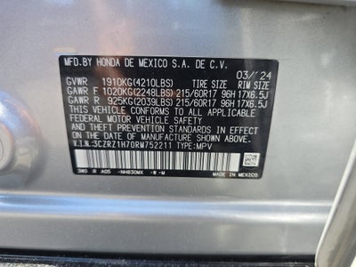2024 Honda HR-V EX-L 2WD CVT