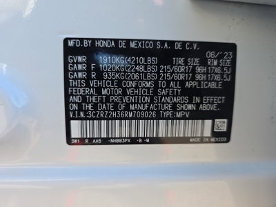 2024 Honda HR-V LX AWD CVT