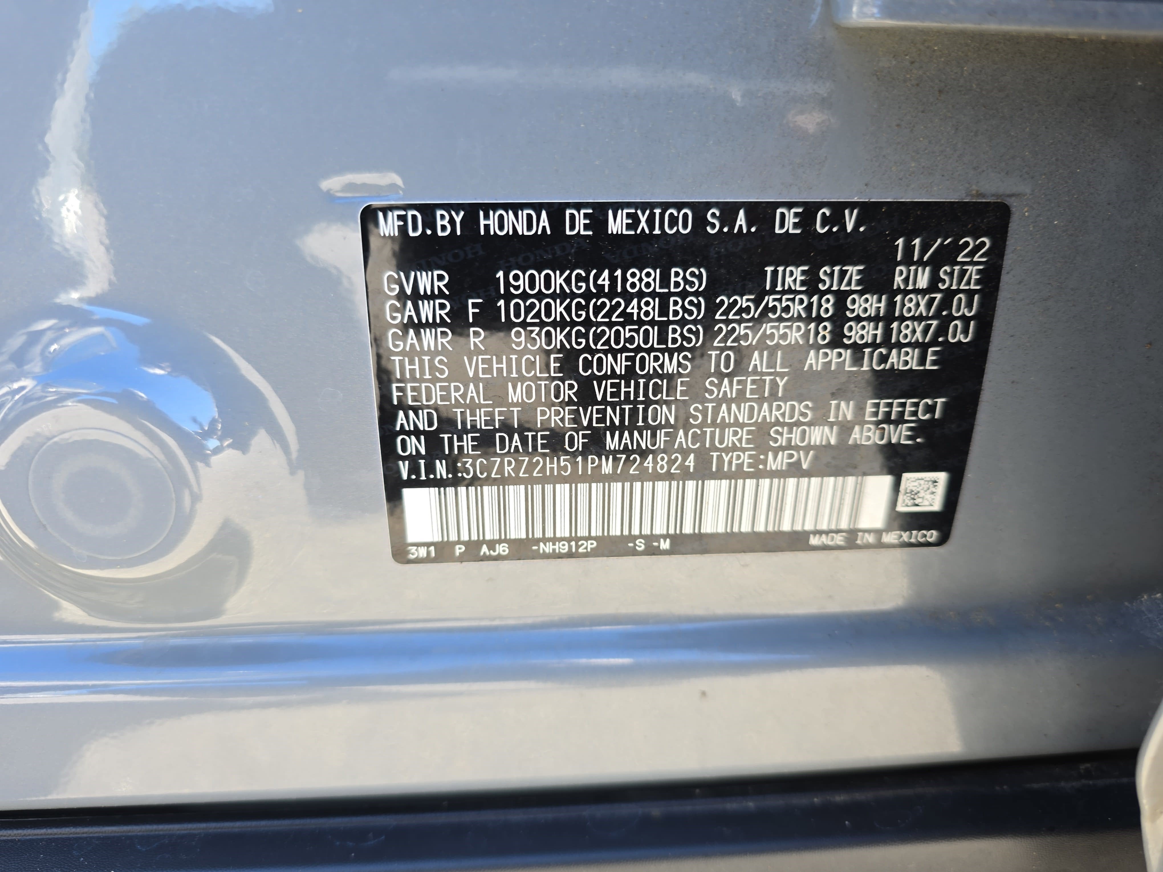 2023 Honda HR-V Sport AWD CVT