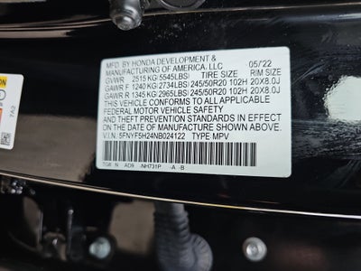 2022 Honda Pilot Special Edition 2WD