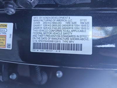 2021 Honda Pilot EX-L AWD