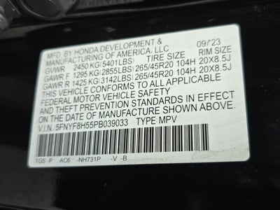 2023 Honda Passport EX-L AWD