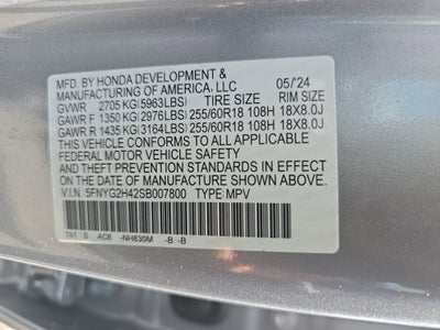 2025 Honda Pilot EX-L 2WD