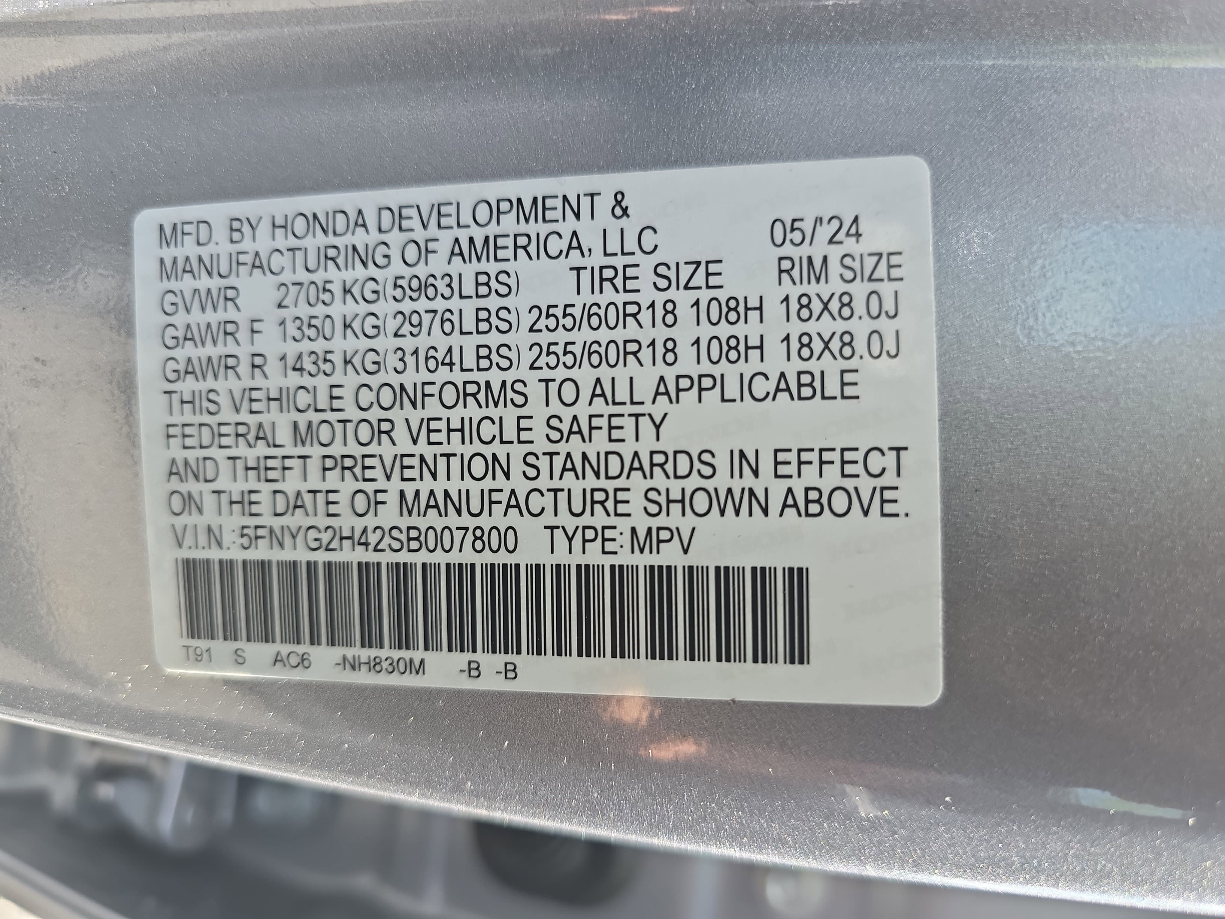 2025 Honda Pilot EX-L 2WD