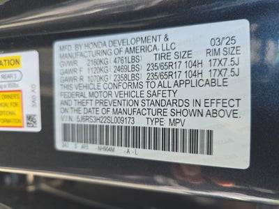 2025 Honda CR-V LX 2WD