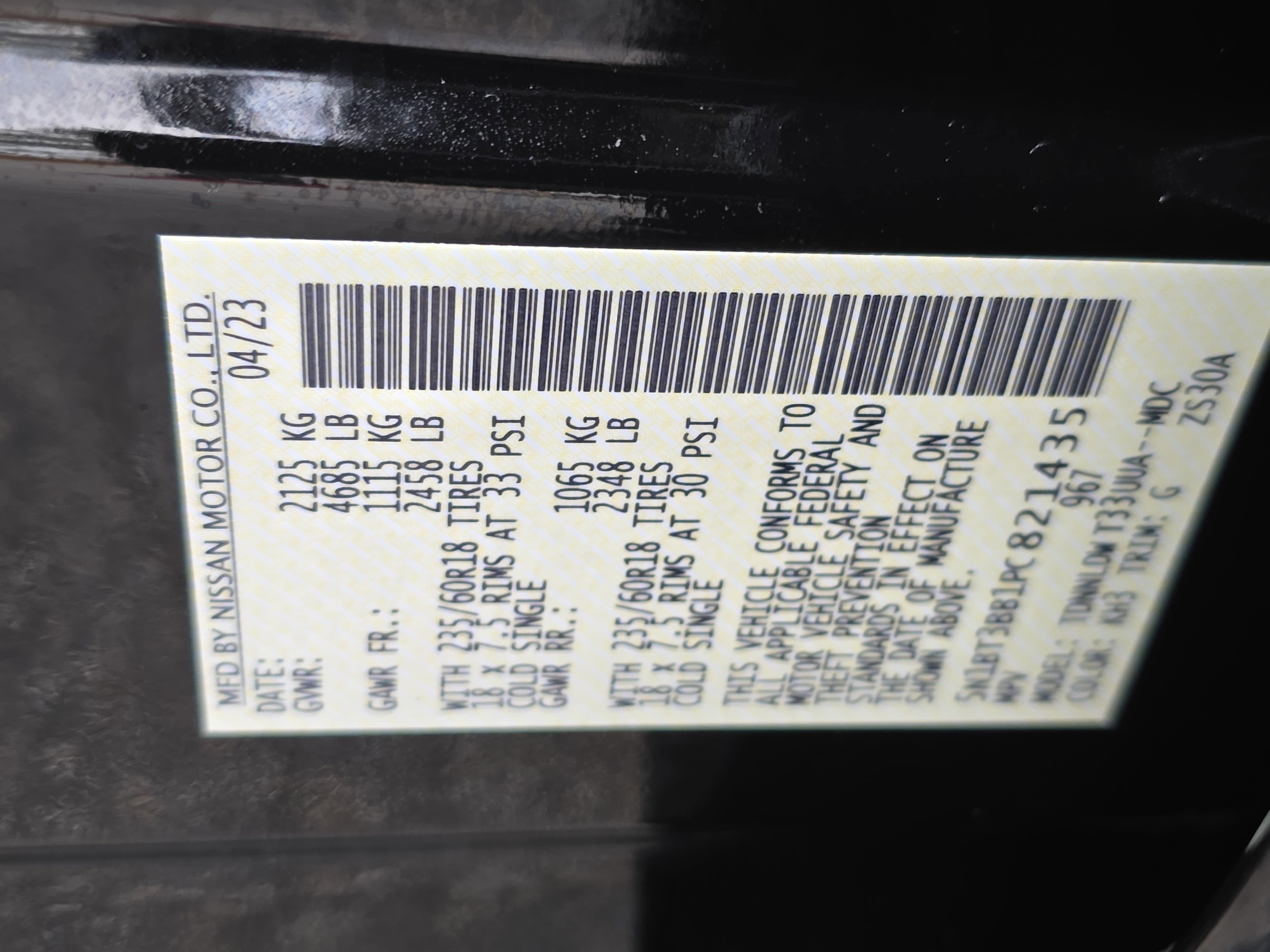 2023 Nissan Rogue AWD SV