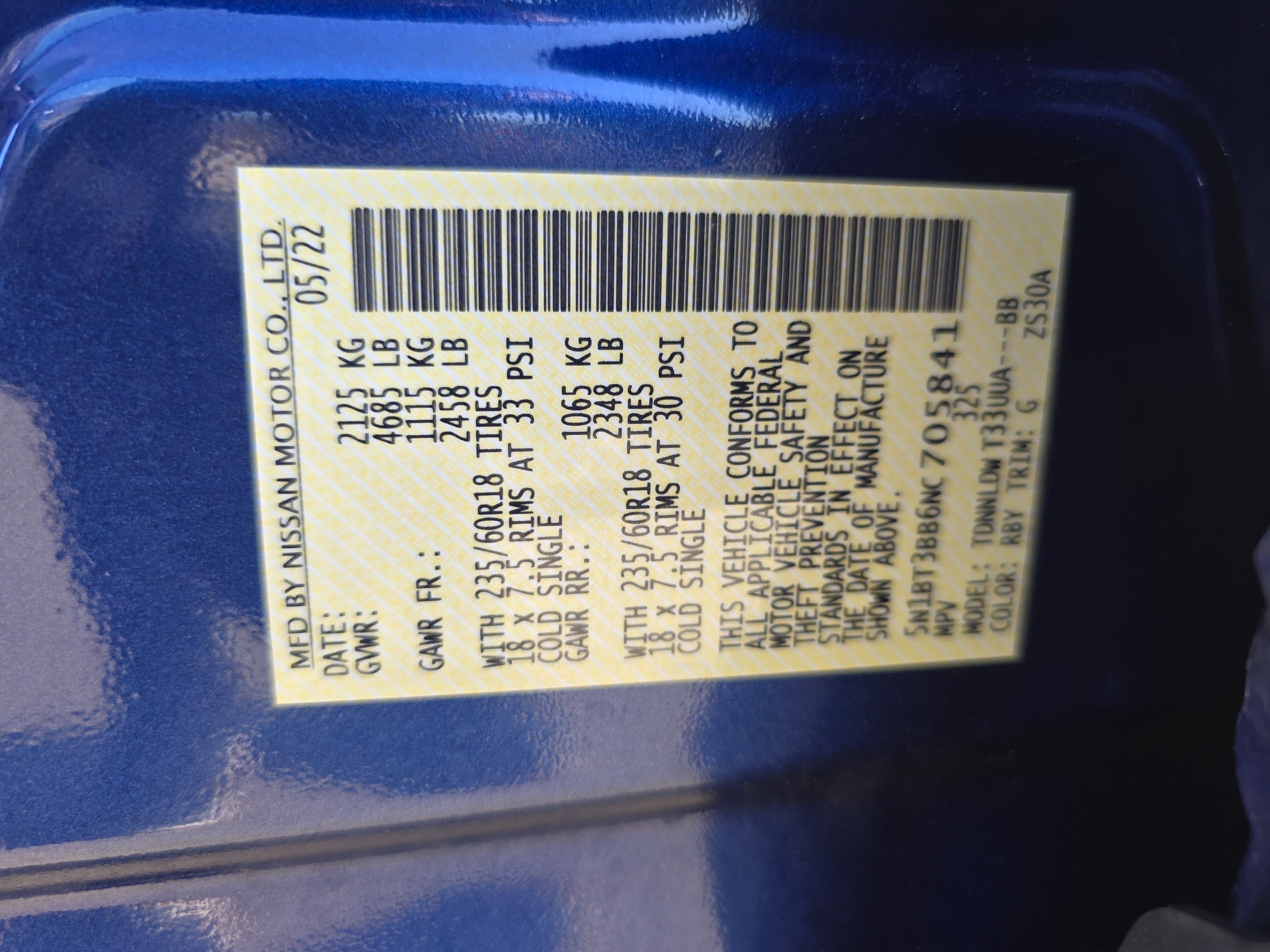 2022 Nissan Rogue AWD SV