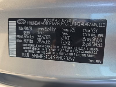 2024 Hyundai Santa Fe SEL FWD