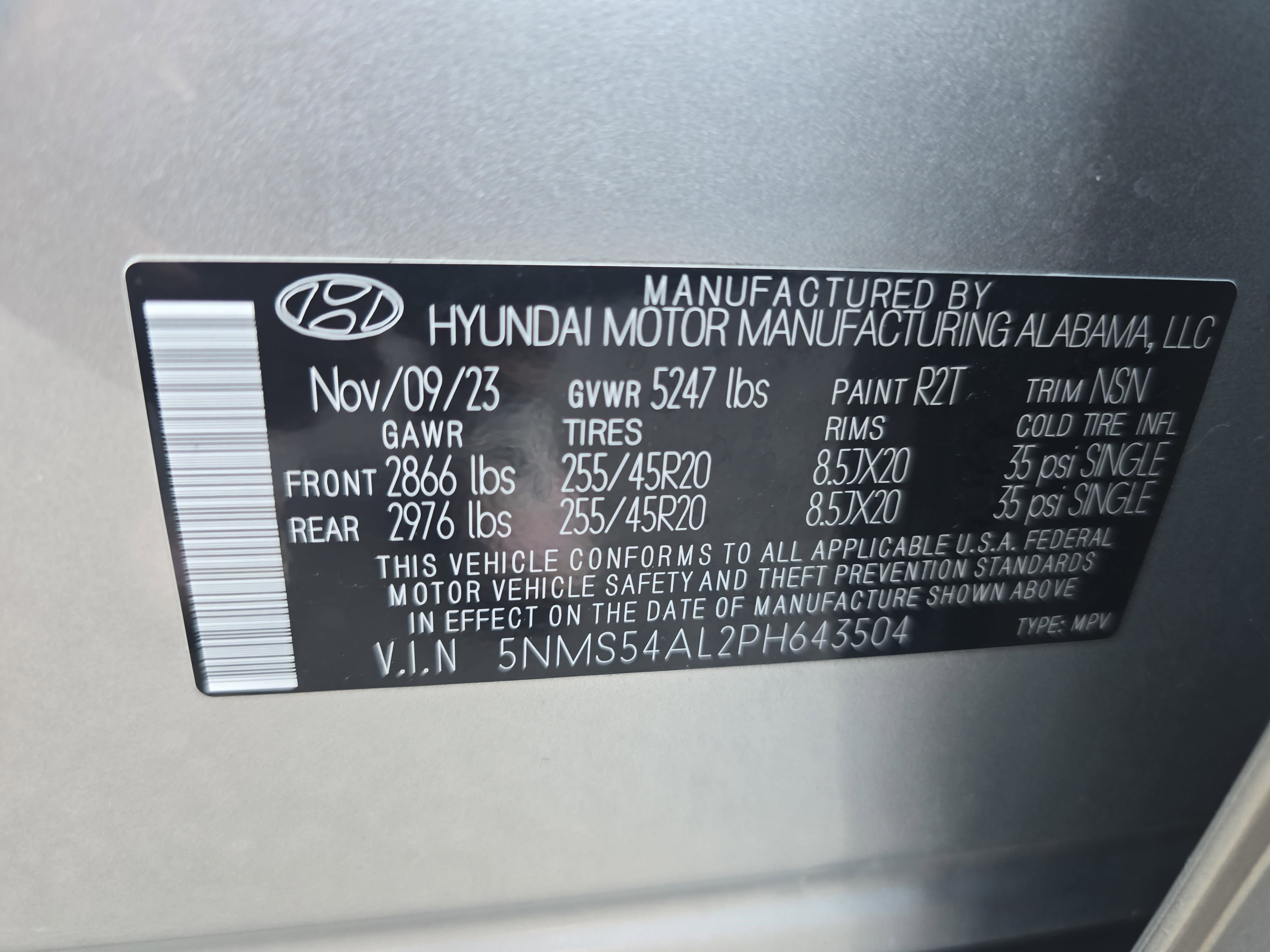 2023 Hyundai Santa Fe Calligraphy FWD