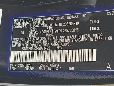 2021 Toyota Highlander L AWD