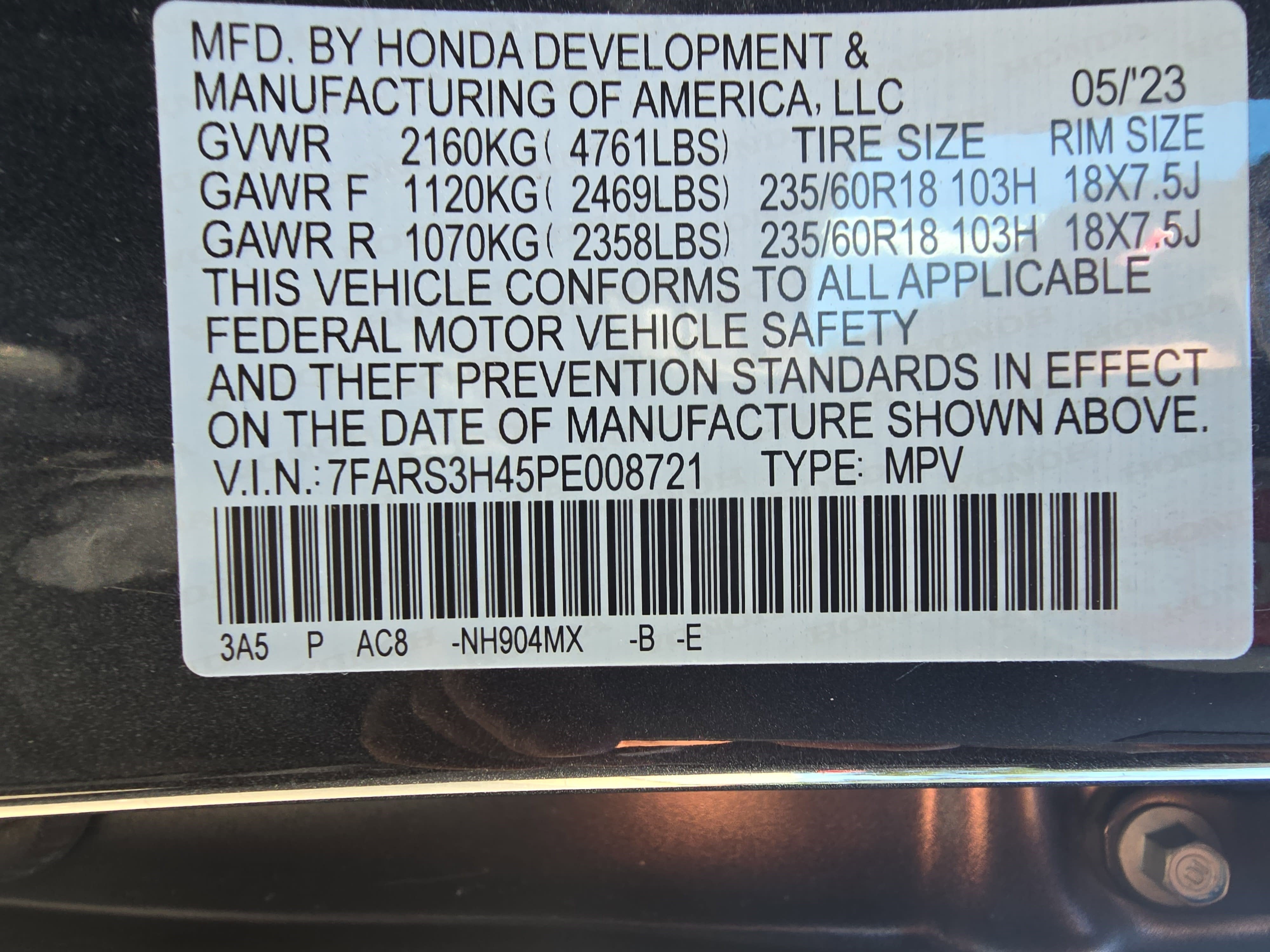 2023 Honda CR-V Base