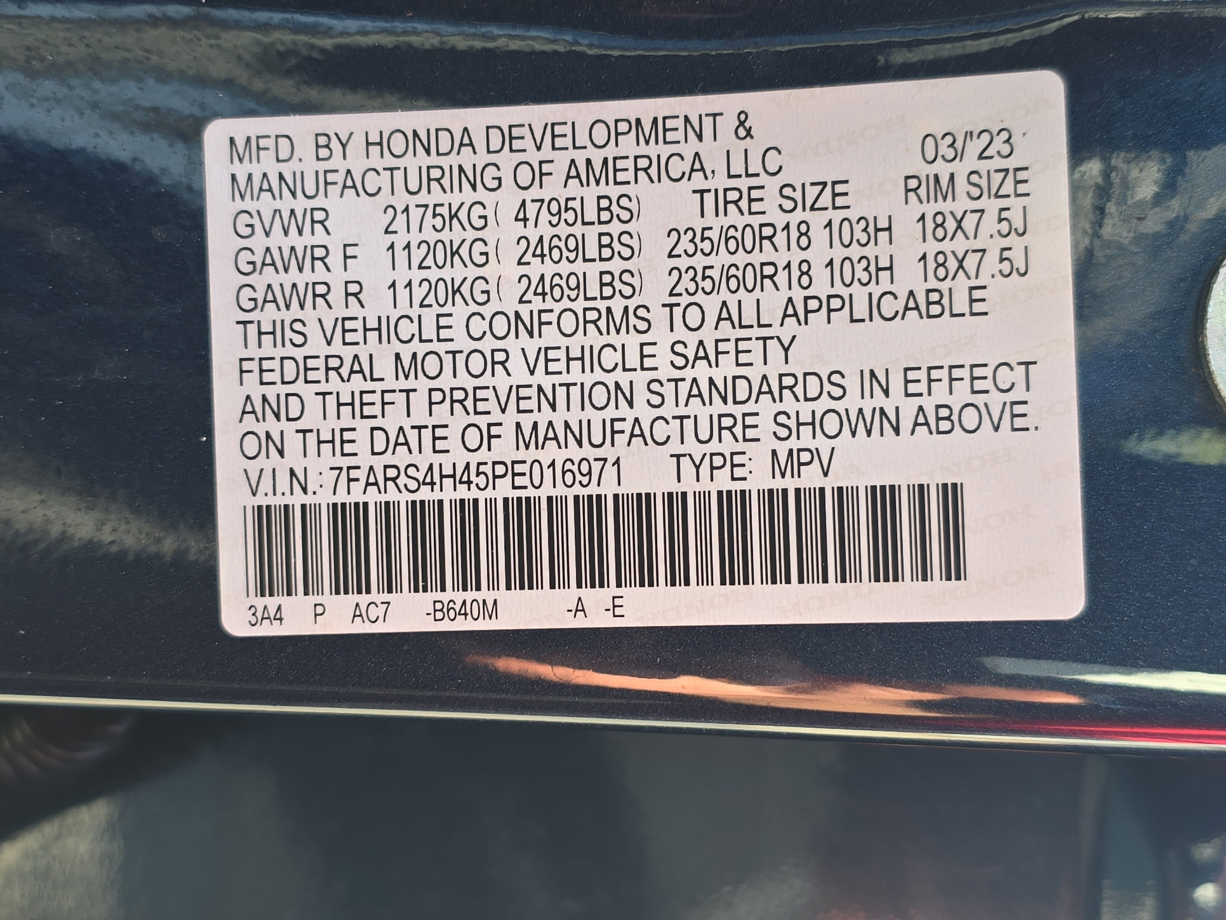 2023 Honda CR-V Base