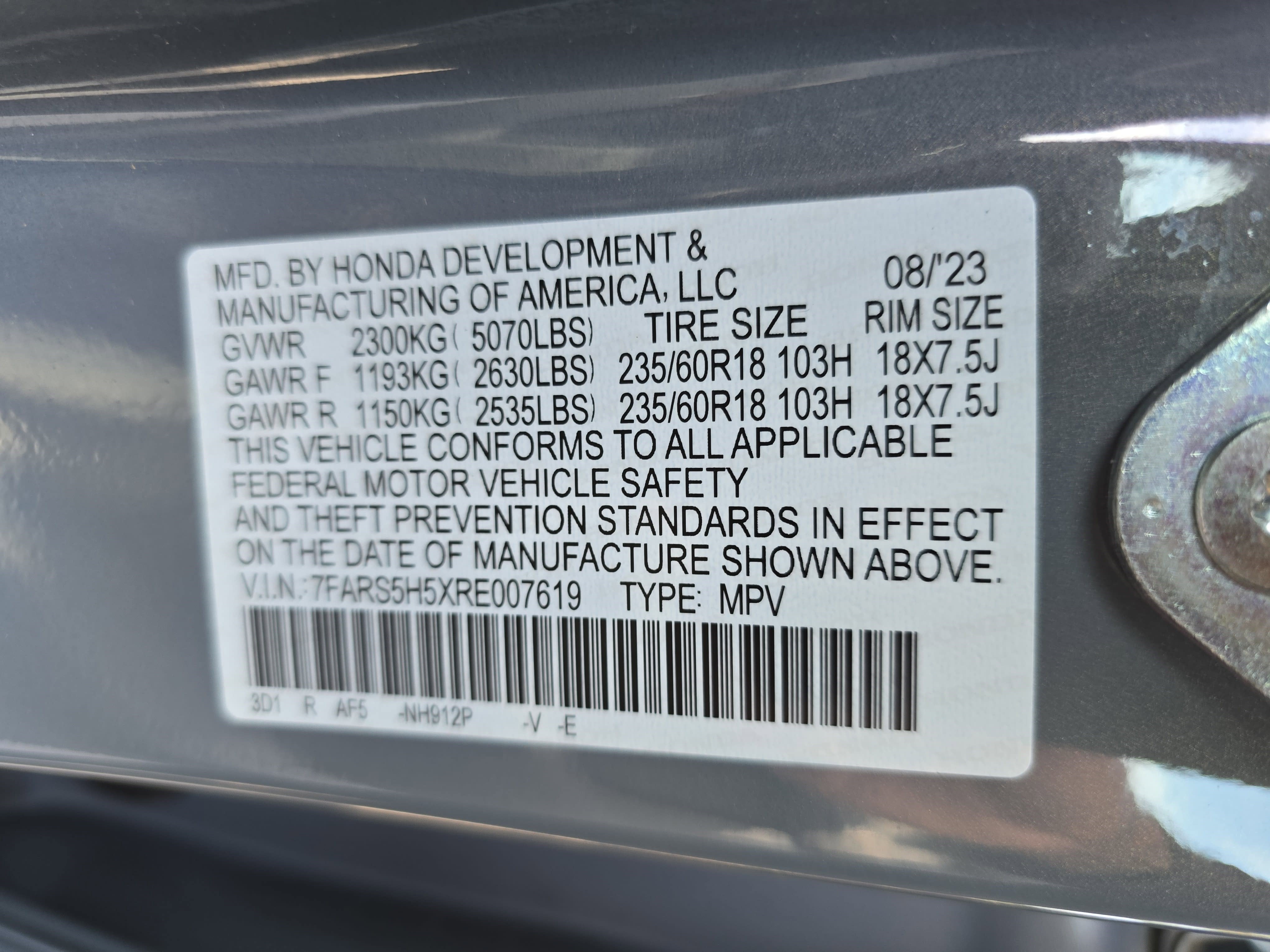 2024 Honda CR-V Hybrid Sport FWD