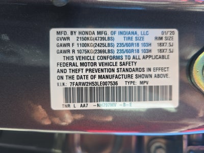 2020 Honda CR-V EX AWD