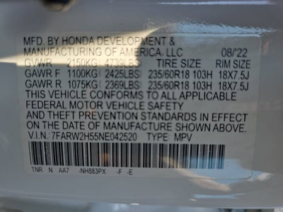 2022 Honda CR-V EX AWD