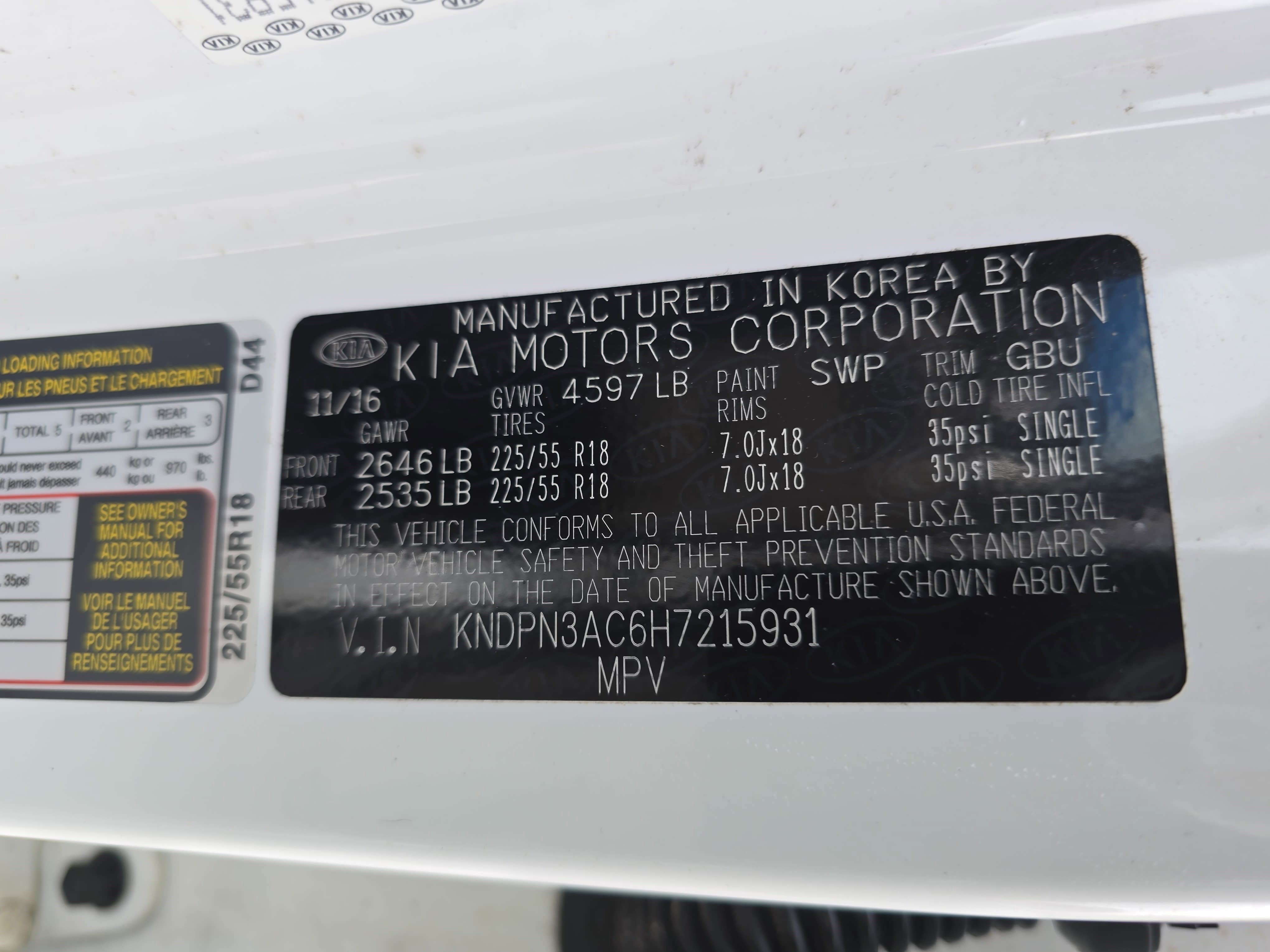 2017 Kia Sportage EX FWD