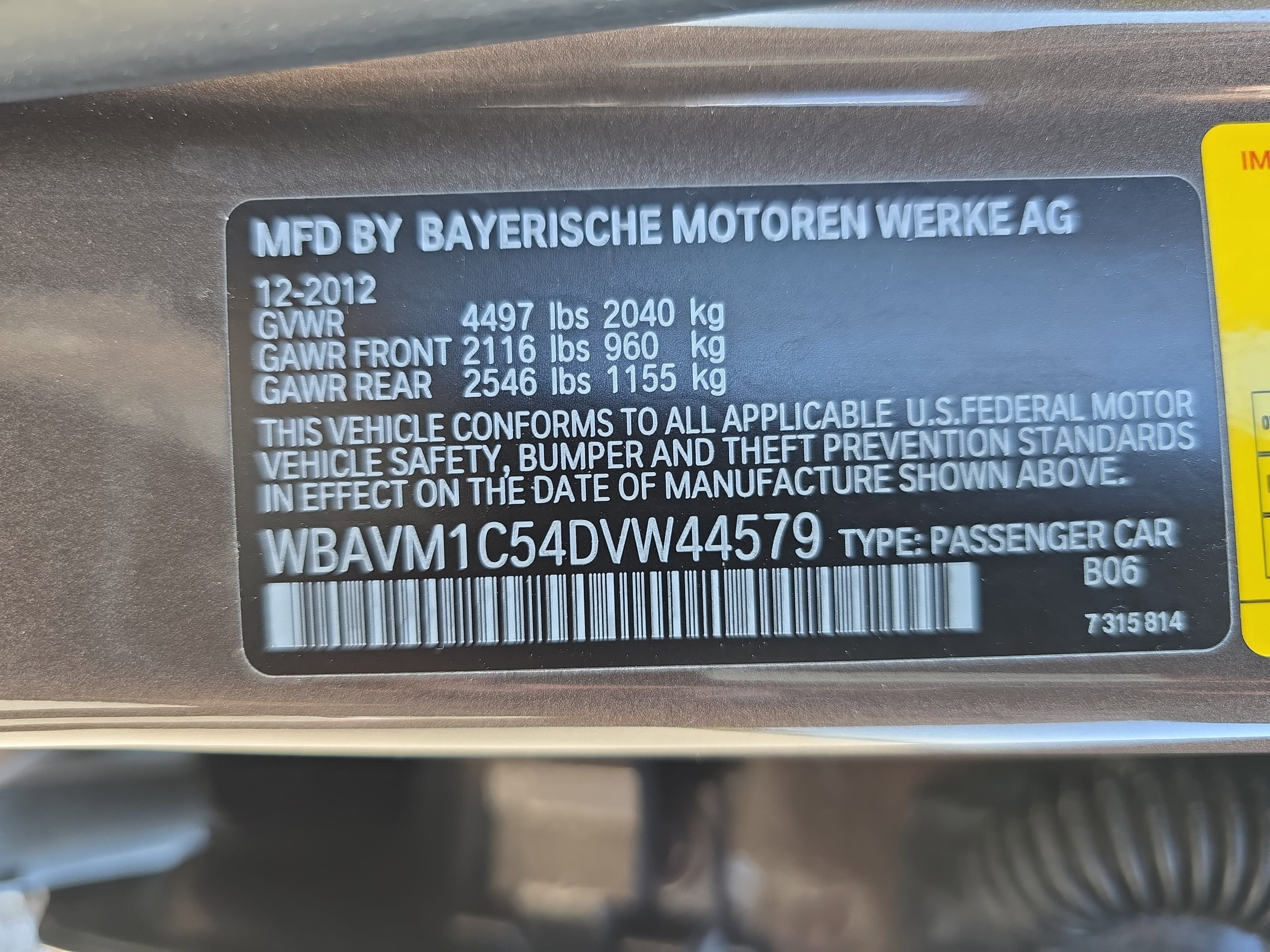 2013 BMW X1 RWD 4dr 28i